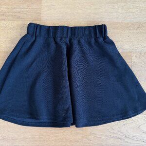 Shein Black Flared Mini Skirt – Size S